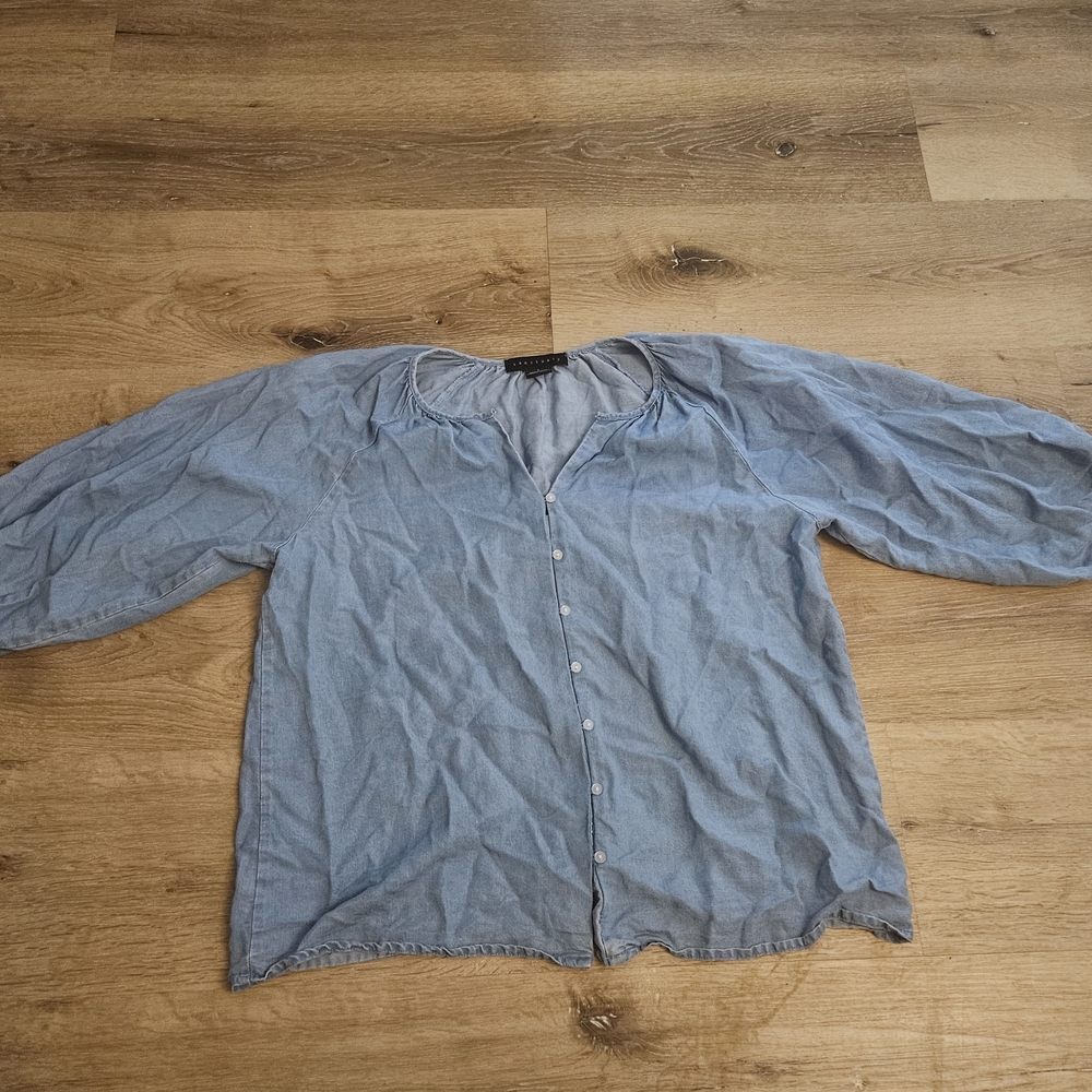 🌿"Sanctuary" Denim‎ Blue Top